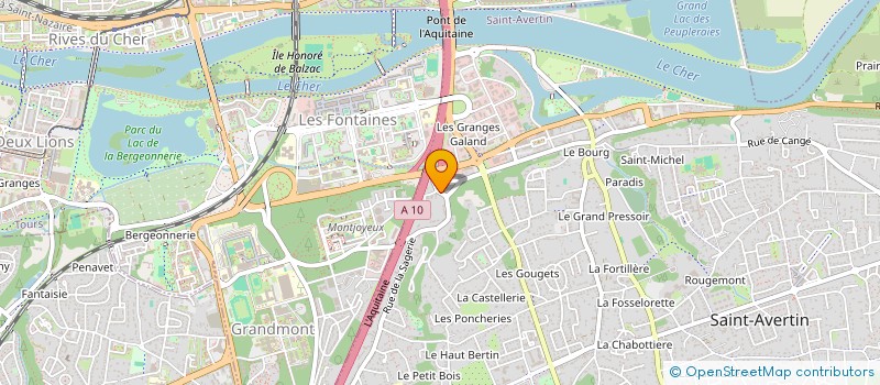 localisation de l'entreprise SCI ARCATH  SAINT-AVERTIN