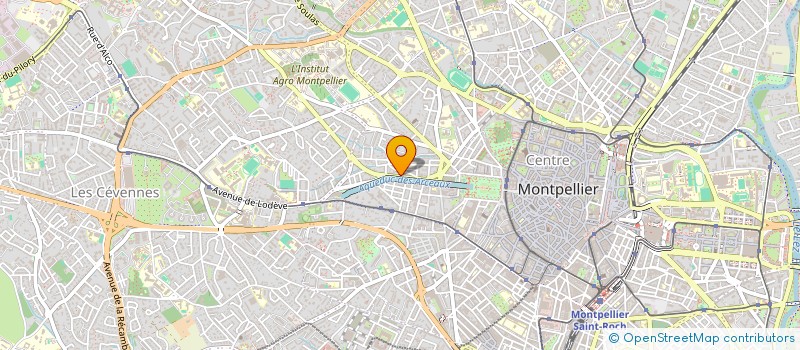 localisation de l'entreprise SCI ARCEAUX SIETE à MONTPELLIER