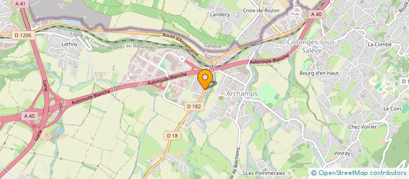 localisation de l'entreprise SCI ARCEL AND CO  ARCHAMPS