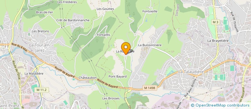 localisation de l'entreprise SCI ARCH  LA TALAUDIERE