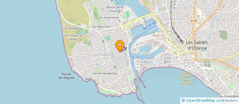 localisation de l'entreprise SCI ARCHAMBAUD à LES SABLES D'OLONNE