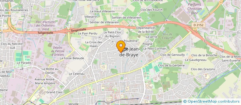 localisation de l'entreprise SCI ARCHAMBAULT à SAINT-JEAN-DE-BRAYE