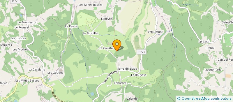 localisation de l'entreprise SCI ARCHANGE  CASTELNAUD-LA-CHAPELLE
