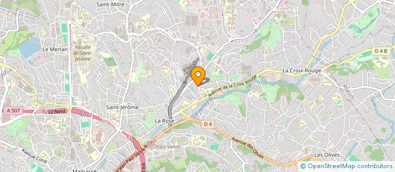 localisation de l'entreprise SCI ARCHANGE NKINDA à MARSEILLE