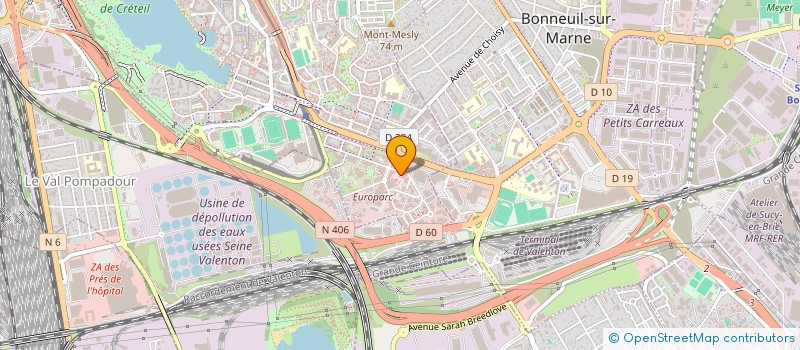 localisation de l'entreprise SCI ARCHE à CRETEIL