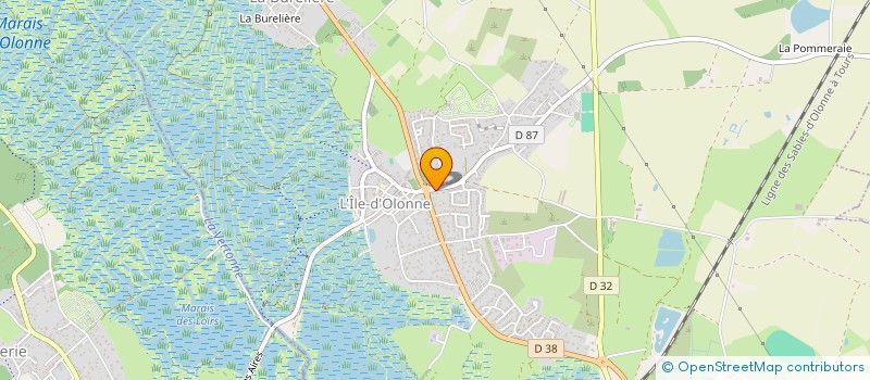 localisation de l'entreprise SCI ARCHE à L'ILE-D'OLONNE