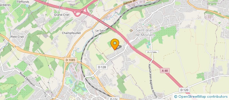 localisation de l'entreprise SCI ARCHE  SAINT-JEAN-DE-MOIRANS