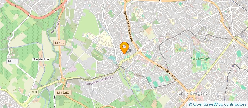 localisation de l'entreprise SCI ARCHE D ESPERANCE à MONTPELLIER