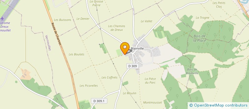 localisation de l'entreprise SCI ARCHE DE LA BORNE à GARANCIERES-EN-DROUAIS
