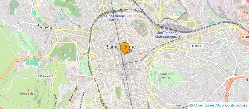 localisation de l'entreprise SCI ARCHE DEUX  SAINT-ETIENNE