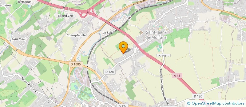 localisation de l'entreprise SCI ARCHE EN FAMILLE  SAINT-JEAN-DE-MOIRANS