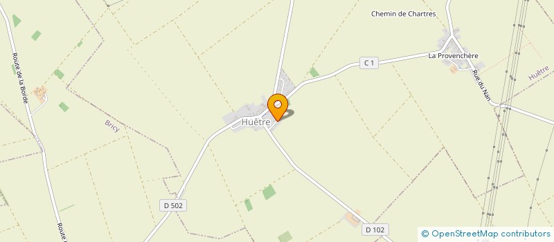 localisation de l'entreprise SCI ARCHE GANDON à HUETRE