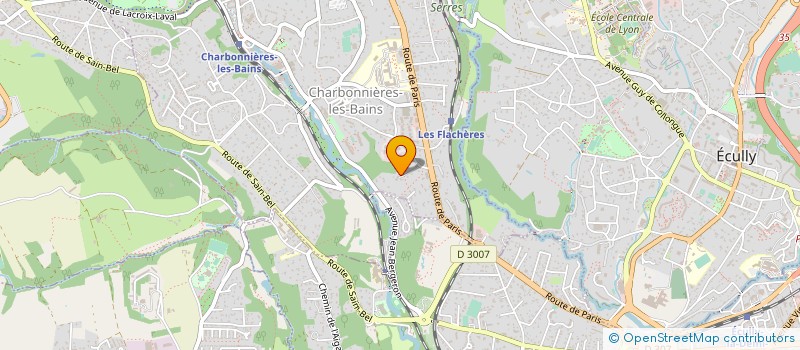 localisation de l'entreprise SCI ARCHERS HERRIOT  CHARBONNIERES-LES-BAINS