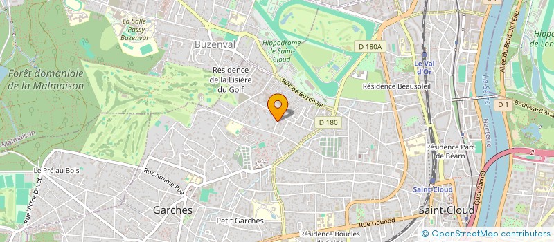 localisation de l'entreprise SCI ARCHEVEQUE  GARCHES