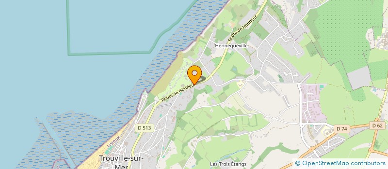 localisation de l'entreprise SCI ARCHI à TROUVILLE-SUR-MER