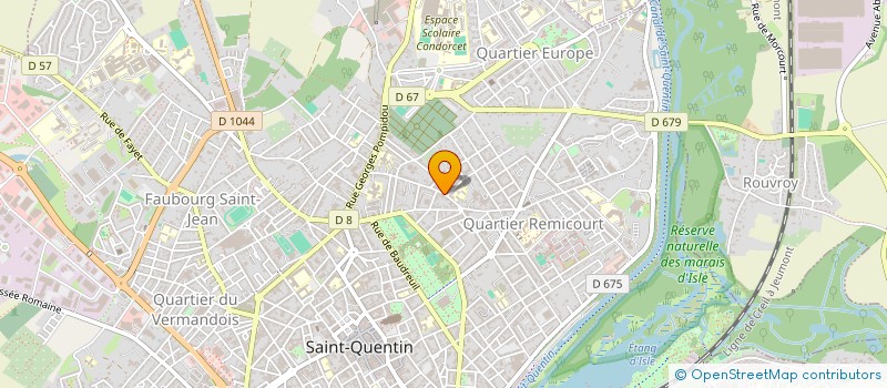 localisation de l'entreprise SCI ARCHI à SAINT-QUENTIN