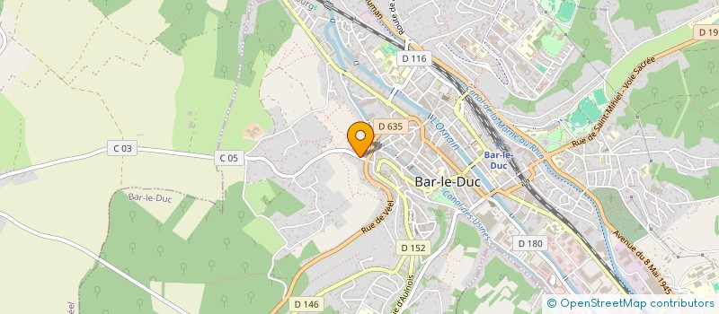 localisation de l'entreprise SCI ARCHI à BAR-LE-DUC