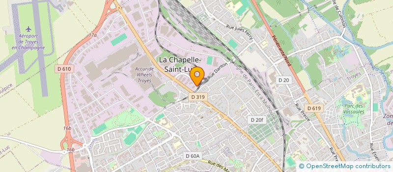 localisation de l'entreprise SCI ARCHI DO CEU  LA CHAPELLE-SAINT-LUC