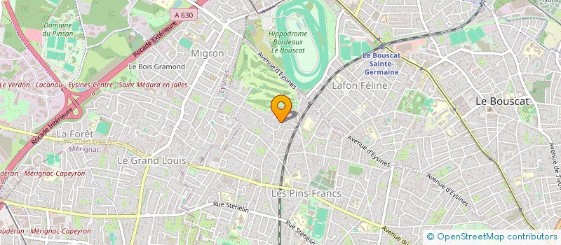 localisation de l'entreprise SCI ARCHI PARK BUSINESS  BORDEAUX