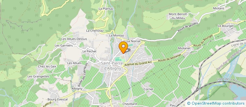 localisation de l'entreprise SCI ARCHIANETTE  SAINT-PIERRE-D ALBIGNY