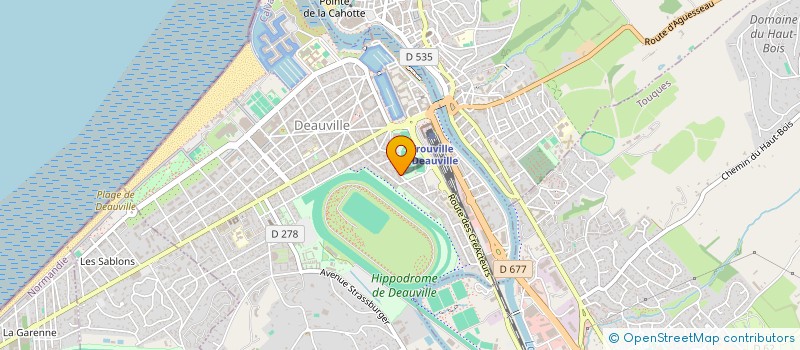 localisation de l'entreprise SCI ARCHIBALD à DEAUVILLE