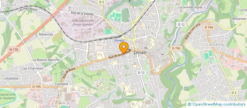 localisation de l'entreprise SCI ARCHIER  DINAN