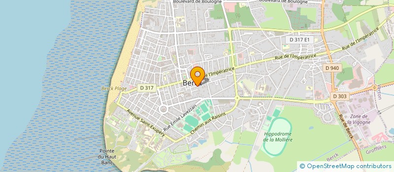 localisation de l'entreprise SCI ARCHIM  BERCK