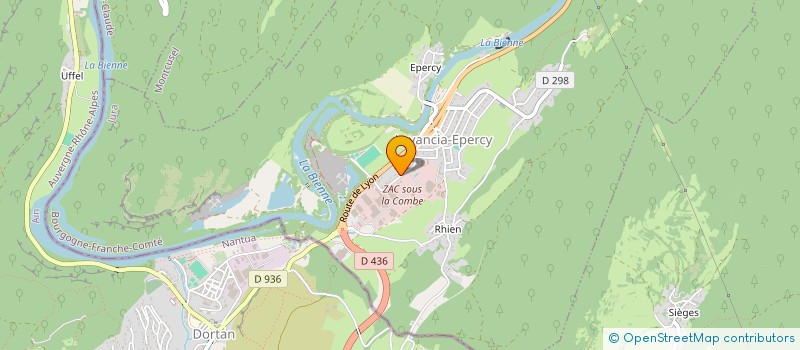 localisation de l'entreprise SCI ARCHIM.A.T à OYONNAX