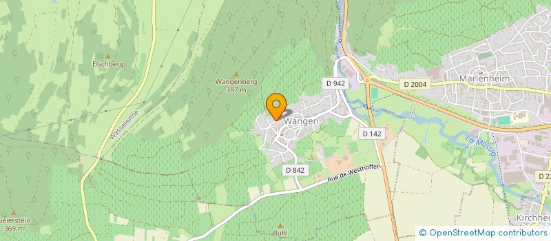 localisation de l'entreprise SCI ARCHIMEDE  WANGEN