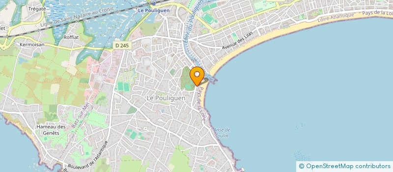 localisation de l'entreprise SCI ARCHIMEDE  LE POULIGUEN