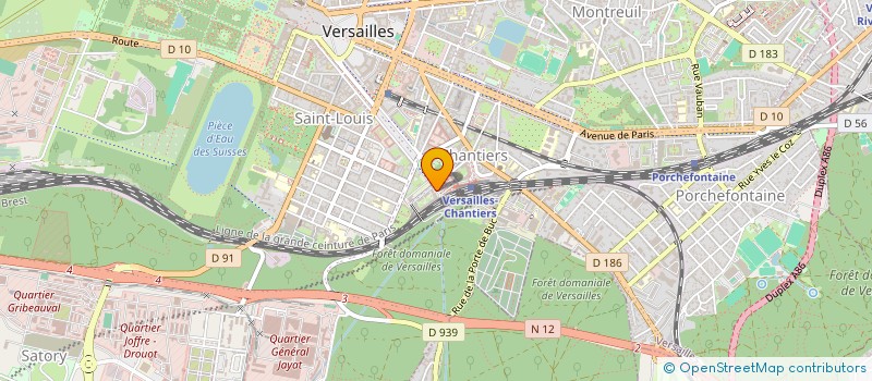 localisation de l'entreprise SCI ARCHIMEDE à VERSAILLES