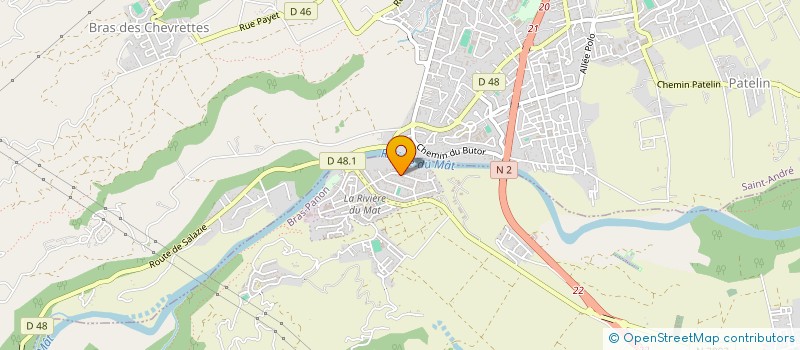 localisation de l'entreprise SCI ARCHIMEDE  BRAS-PANON