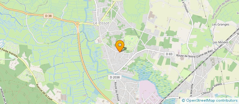 localisation de l'entreprise SCI ARCHIMETRE à SAINT-HILAIRE-DE-RIEZ