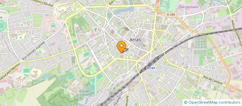 localisation de l'entreprise SCI ARCHIMO à ARRAS