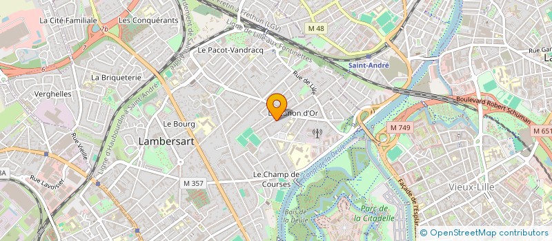 localisation de l'entreprise SCI ARCHINEO à LAMBERSART