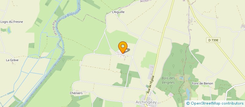 localisation de l'entreprise SCI ARCHINJAI  ARCHINGEAY