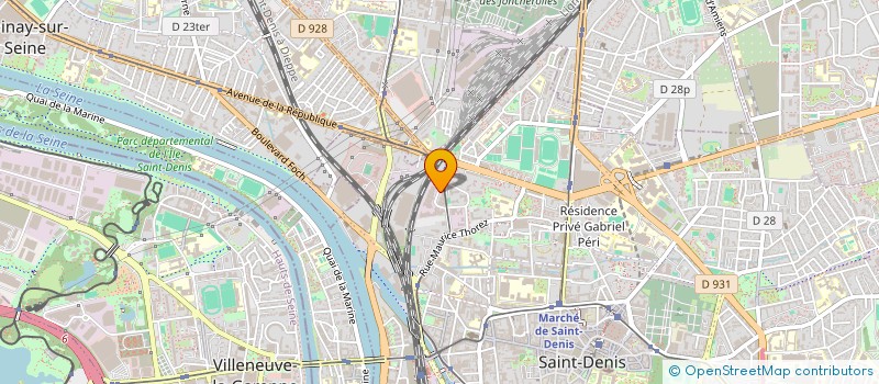 localisation de l'entreprise SCI ARCHIPEL à SAINT-DENIS