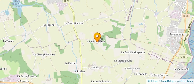 localisation de l'entreprise SCI ARCHIPEL  SAINT-MELOIR-DES-ONDES