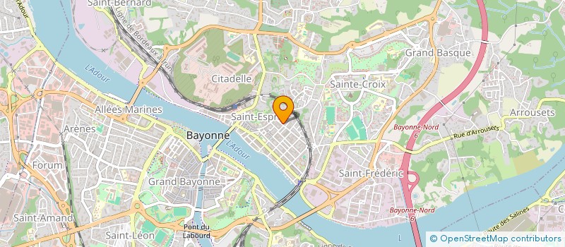 localisation de l'entreprise SCI ARCHISIMPLE 1 à BAYONNE