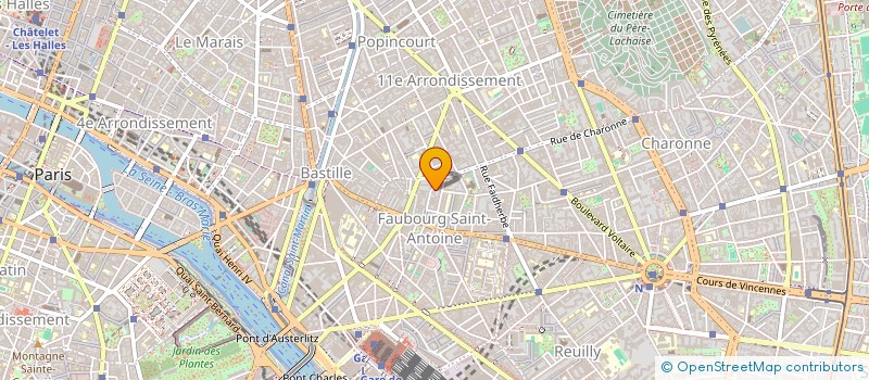 localisation de l'entreprise SCI ARCHITECTES 18 PAS DE LA MAIN D'OR  PARIS