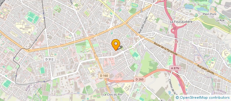 localisation de l'entreprise SCI ARCHITECTURE ET REHABILITATION  ANGERS