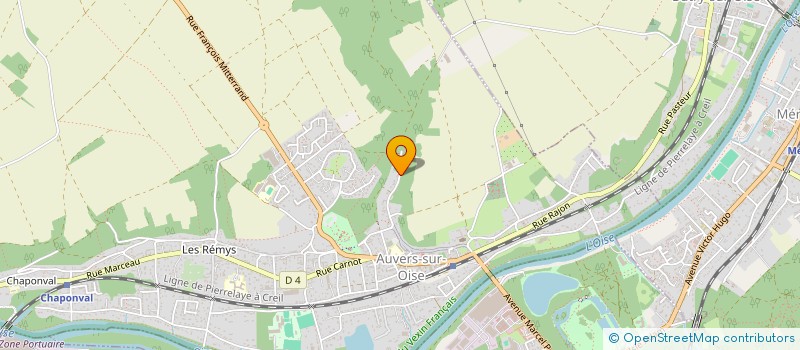 localisation de l'entreprise SCI ARCHITECTURUM  AUVERS-SUR-OISE