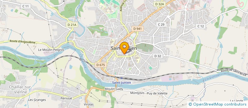 localisation de l'entreprise SCI ARCHITHO à SAINT-JUNIEN