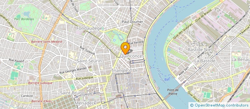 localisation de l'entreprise SCI ARCHIVAUBAN  BORDEAUX