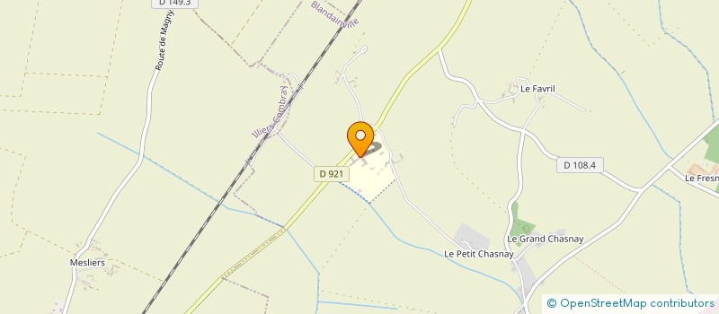 localisation de l'entreprise SCI ARCHOLEOS à BLANDAINVILLE