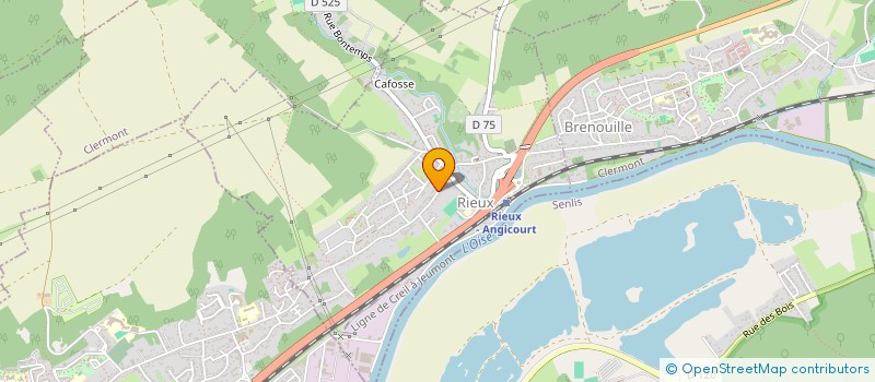 localisation de l'entreprise SCI ARCHOS  RIEUX