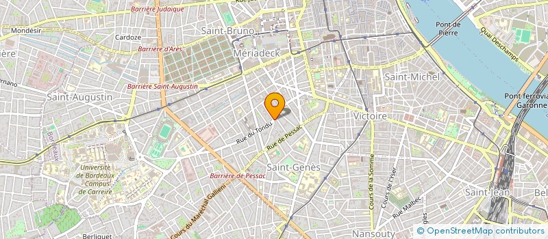 localisation de l'entreprise SCI ARCHOS I à BORDEAUX