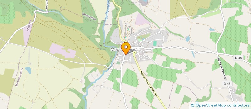 localisation de l'entreprise SCI ARCHRIVIR  MOUSSOULENS