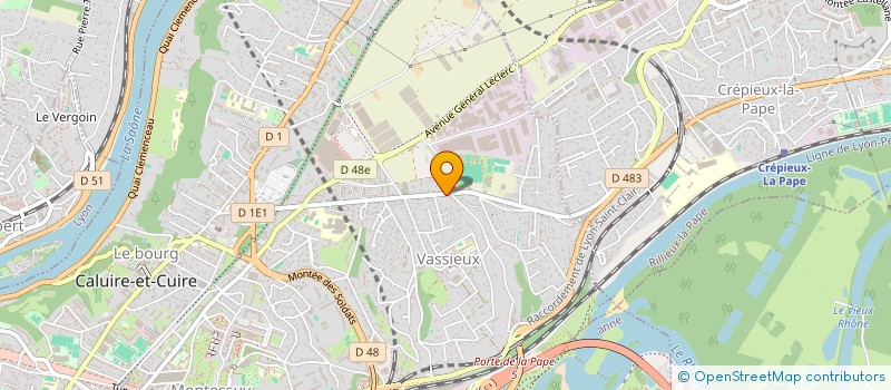 localisation de l'entreprise SCI ARCILE  CALUIRE-ET-CUIRE