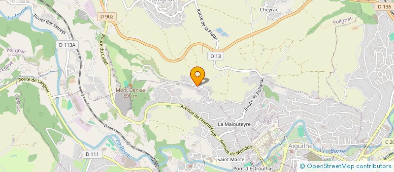 localisation de l'entreprise SCI ARCIS  ESPALY-SAINT-MARCEL